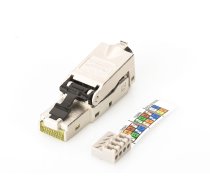 Savienotājs montāžai Ethernet RJ45 cat.6a AWG 22-27, 10 GBit Ethernet, PoE +