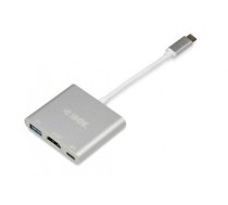 HUB USB Type-C barošanas padeve HDMI USB A