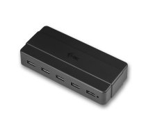USB 3.0 uzlādes HUB 7 ports ar barošanas avotu
