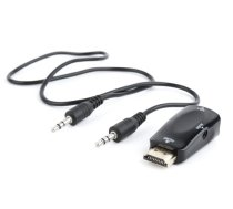 HDMI-A (M) -> VGA (F) + audio adapteris