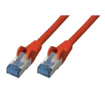 Patch kabelis CAT6a RJ45 S/FTP 0.5m Sarkans