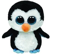 Plīša rotaļlieta TY Beanie Boos Waddles - Penguin, 15 cm