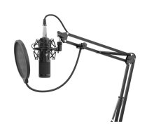 Mikrofons Genesis Radium 300 studio XLR ar Pop-filtra sviru