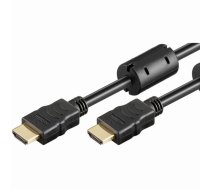 HDMI (ST - ST) 3m 3D+Ethernet+4K apzeltīts melns