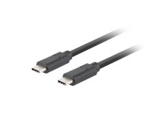 USB-C kabelis M / M 3.1 gen 2 1.8M 10GB / S PD100W melns