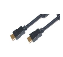 HDMI (ST-ST) 5m 3D Ethernet 4K apzeltīts melns