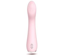 Lisa elastīgs apgaismots vibrators ar 9 gaiši rozā vibrācijas režīmiem