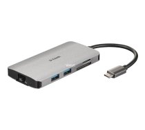 DUB-M810 8-In-1 USB-C centrmezgls, dokstacija