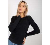 Sieviešu melns klasisks džemperis