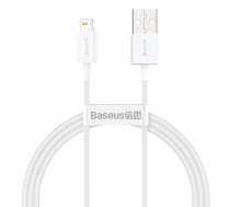 Baseus Superior sērijas USB kabelis uz Lightning, 2,4 A, 1 m (balts)