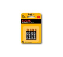 KODAK XTRALIFE ALKALINE BATTERY AAA LR03 BLISTER * 4