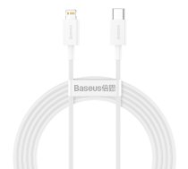Baseus Superior sērijas USB-C kabelis uz Lightning, 20 W, PD, 2 m (balts)