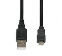 iBox IKU2M18 USB kabelis 1,8 m USB 2.0 USB A Mikro-USB B Melns