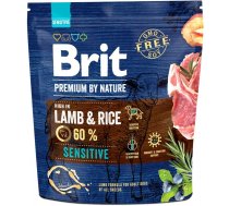 BRIT Premium by Nature Sensitive Lamb&Rice - sausā suņu barība - 1 kg