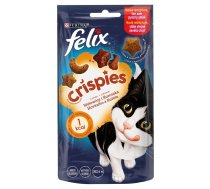 FELIX Crispies Liellopu gaļa, Vistas - sausā kaķu barība - 45 g