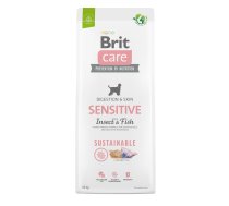 BRIT Care Dog Sustainable Sensitive Insect & Fish - sausā suņu barība - 12 kg