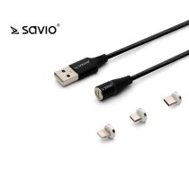 USB kabelis 3in1 CL-155 2m SAVIO CL0155