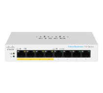 Cisco CBS110-8PP-D nepārvaldīts L2 gigabitu Ethernet (10/100/1000) Power over Ethernet (PoE) pelēks