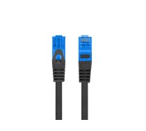 Patchcord cat.6a S / FTP CCA 1.5m, melns