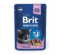 BRIT Premium by Nature Kitten Baltā zivs - mitrā kaķu barība - 100 g