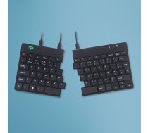 R-Go Tools Split R-Go Break ergonomiskā tastatūra, AZERTY (FR), vadu, melna