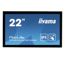 iiyama ProLite TF2234MC-B7AGB datora monitors 54,6 cm (21,5") 1920 x 1080 pikseļi Full HD LED skārienekrāns vairāku lietotāju melns