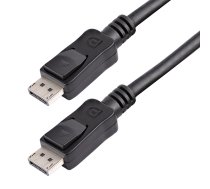 StarTech.com 10 pēdu (3 m) DisplayPort 1.2 kabelis — 4K x 2K Ultra HD VESA sertificēts DisplayPort kabelis — DP–DP kabelis monitoram — DP video/displeja vads — fiksējoši DP savienotāji