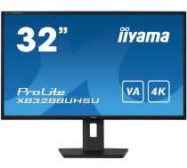 iiyama ProLite XB3288UHSU-B5 datora monitors 80 cm (31,5") 3840 x 2160 pikseļi 4K Ultra HD LCD melns