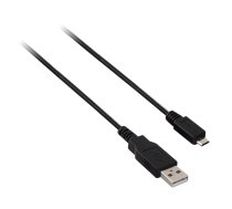 V7 melns USB kabelis USB 2.0 A vīrs uz mikro USB vīrs 1 m 3,3 pēdas