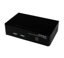 StarTech.com 2 portu profesionālais USB DisplayPort KVM slēdzis ar audio