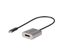 StarTech.com USB C–DisplayPort adapteris — 8K/4K 60 Hz USB-C uz DisplayPort 1.4 adaptera sargspraudnis — USB C tipa uz DP monitora video pārveidotājs — darbojas ar Thunderbolt 3 — ar 12 collu garu pievienotu kabeli