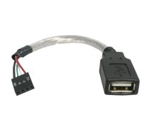 StarTech.com 6 collu USB 2.0 kabelis — USB no cilpas uz USB mātesplates 4 kontaktu galvene F/F