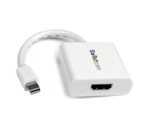 StarTech.com Mini DisplayPort uz HDMI adapteris — mDP uz HDMI video pārveidotājs — 1080p — Mini DP vai Thunderbolt 1/2 Mac/PC uz HDMI monitoru/displeju/TV — pasīvā mDP 1.2 uz HDMI sargspraudni — balts