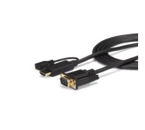 StarTech.com 10 pēdu HDMI–VGA aktīvais pārveidotāja kabelis — HDMI–VGA adapteris — 1920 x 1200 vai 1080 p