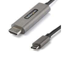 StarTech.com 3 pēdu (1 m) USB C uz HDMI kabelis 4K 60 Hz ar HDR10 — Ultra HD C tipa USB uz 4K HDMI 2.0b video adaptera kabelis — USB C uz HDMI HDR monitora/displeja pārveidotājs — DP 1.4 Alt režīms HBR3