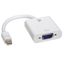 V7 balts video adapteris Mini DisplayPort no vīrieša uz VGA mātīti