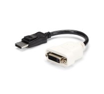 StarTech.com DisplayPort uz DVI adapteris — DisplayPort uz DVI-D adapteri/video pārveidotājs — 1080p — DP 1.2 uz DVI monitora/displeja kabeļa adaptera sargspraudnis — DP uz DVI adapteris — fiksējams DP savienotājs