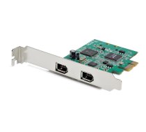 StarTech.com 2 portu PCI Express FireWire karte — PCIe FireWire 1394a adapteris