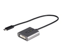StarTech.com USB C uz DVI adapteris — 1920x1200p USB-C uz DVI-D adaptera sargspraudnis — C tipa USB uz DVI displejs/monitors — Video pārveidotājs — Thunderbolt 3 saderīgs — 12 collu garš pievienots kabelis — CDP2DVI jaunināta versija