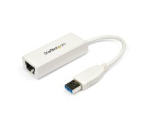 StarTech.com USB 3.0 uz Gigabit Ethernet NIC tīkla adapteris — balts