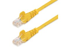StarTech.com Cat5e Ethernet ielāpu kabelis ar nesavienojamiem RJ45 savienotājiem — 5 m, dzeltens