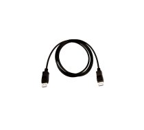 V7 melns video kabelis Pro DisplayPort vīrs uz DisplayPort Male 2m 6,6 pēdas