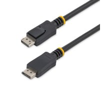 StarTech.com 7 m (23 ft) DisplayPort kabelis — 2560 x 1440p — DisplayPort–DisplayPort kabelis — DP–DP kabelis monitoram — DP video/displeja vads — fiksējošie DP savienotāji — HDCP un DPCP