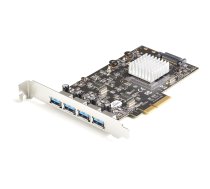 StarTech.com 4 portu USB PCIe karte — 10 Gb/s USB 3.1/3.2 Gen 2 A tipa PCI Express paplašināšanas karte ar 2 kontrolleriem — 4x USB A — USB PCIe pievienojuma adaptera karte — Windows/Mac/Linux