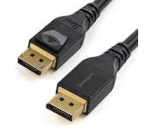 StarTech.com 4 m VESA sertificēts DisplayPort 1.4 kabelis — 8K 60Hz HBR3 HDR — 13 ft Super UHD DisplayPort–DisplayPort monitora vads — Ultra HD 4K 120Hz DP 1.4 plāns video kabelis M/M DP savienotājs