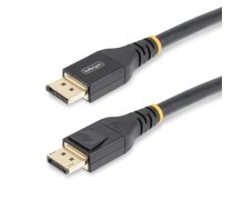 StarTech.com 33 pēdu (10 m) VESA sertificētais aktīvā DisplayPort 1.4 kabelis, DP8K DisplayPort kabelis ar HBR3, HDR10, MST, DSC 1.2, HDCP 2.2, 8K 60Hz, 4K 120Hz — DP 1.4 kabelis M/M