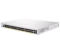 Cisco CBS250-48PP-4G-EU tīkla slēdzis Pārvaldīts L2/L3 Gigabit Ethernet (10/100/1000) Sudrabs