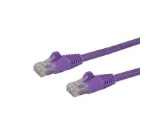 StarTech.com 10 m CAT6 Ethernet kabelis — purpursarkans CAT 6 gigabitu Ethernet vads — 650 MHz 100 W PoE RJ45 UTP tīkls/plākstera vads bez aizķeršanās ar spriedzes novēršanu, pārbaudīts/vadiem ir UL sertificēts/TIA