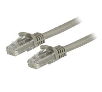 StarTech.com 1,5 m CAT6 Ethernet kabelis — pelēks CAT 6 gigabitu Ethernet vads — 650 MHz 100 W PoE RJ45 UTP tīkls/plākstera vads bez aizķeršanās ar spriedzes novēršanu, pārbaudīts/vadiem ir UL sertificēts/TIA