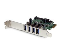 StarTech.com 4 portu PCI Express PCIe SuperSpeed ​​USB 3.0 kontrollera kartes adapteris ar UASP — SATA barošana
